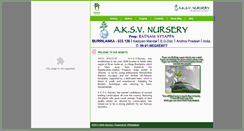 Desktop Screenshot of aksvnursery.com