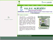 Tablet Screenshot of aksvnursery.com